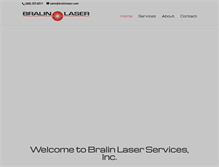 Tablet Screenshot of bralinlaser.com